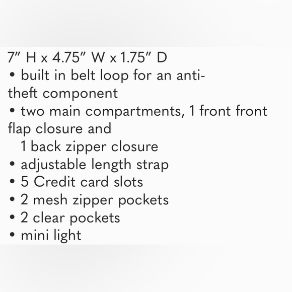 Travelon Mini Thin AntiTheft Red Crossbody EUC - Picture 9 of 10